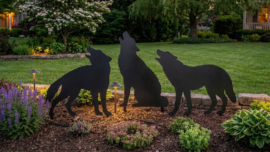 All-weather Yard Wolves