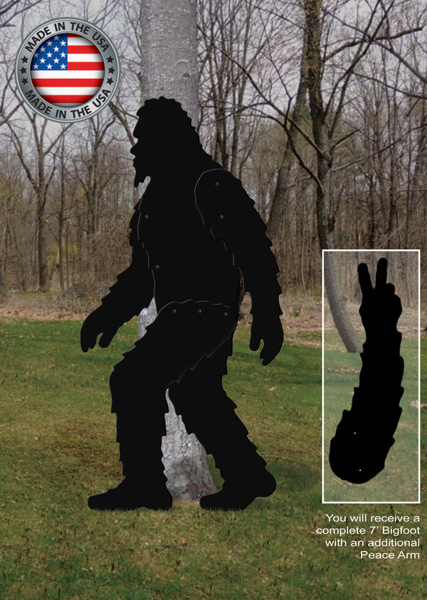 Giant All-Weather Bigfoot Display with Peace Arm