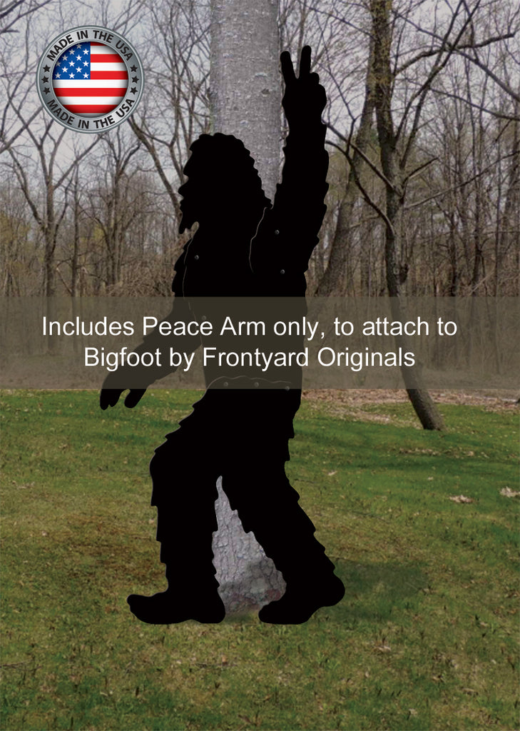 All-Weather PVC Bigfoot Peace Sign Add-on