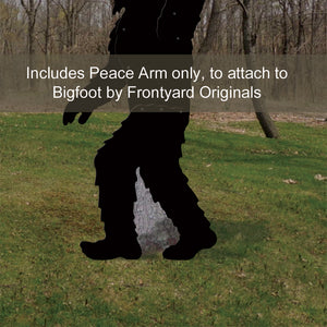 All-Weather PVC Bigfoot Peace Sign Add-on
