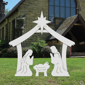 Holy Family Nativity Display