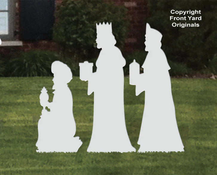 Classic White Nativity Add-Ons - Three Kings