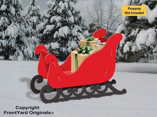 All-Weather Elegant Sleigh - Large available in Red or White – Front ...