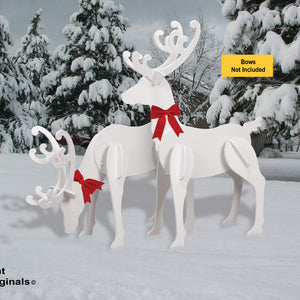 All-Weather Large Elegant Reindeer (Head-up, Head down)