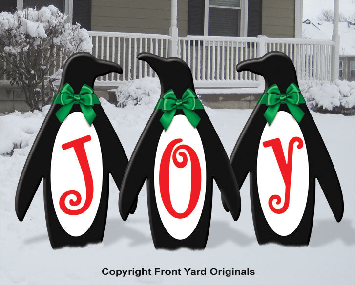 Joy Penguin Trio Outdoor Display