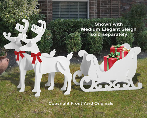 Medium Elegant Reindeer Display