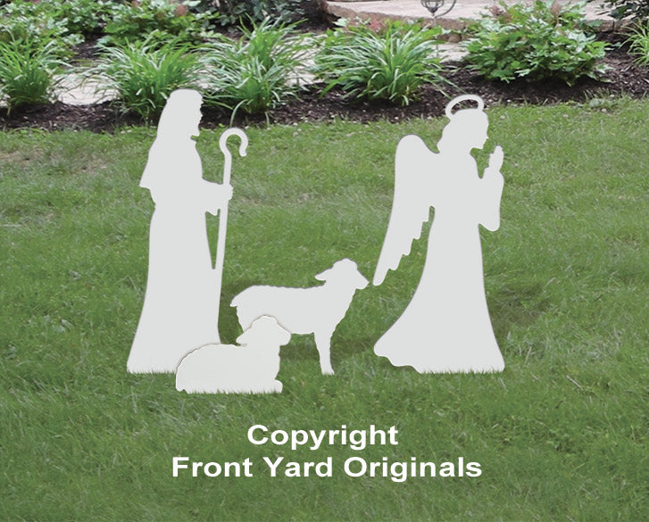 Medium Angel, Shepherd, Sheep Add-On Set