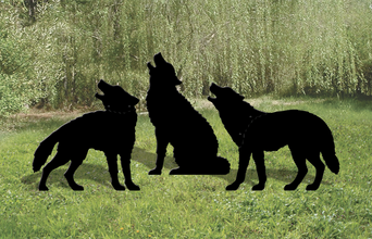 All-weather Yard Wolves