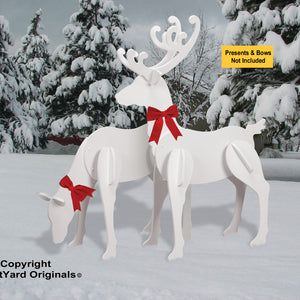 All-Weather Large Elegant Reindeer (Head-up, Head down)